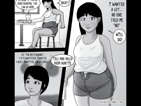 Fat Anime Girls Weight Gain Comic